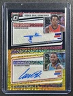 BILAL COULIBALY CASON WALLACE 2023 DONRUSS OPTIC AUTO CHOICE BLACK GOLD 3/8 RC