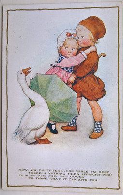 Jetzt, Schwester, keine Angst. Odds and Evens, Humphrey Milford. Kinder und Gans.