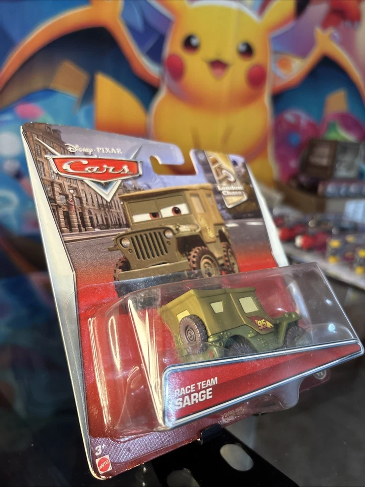 Mattel Disney Pixar Cars Race Team Sarge London Chase 2016 Foto 2 de 4