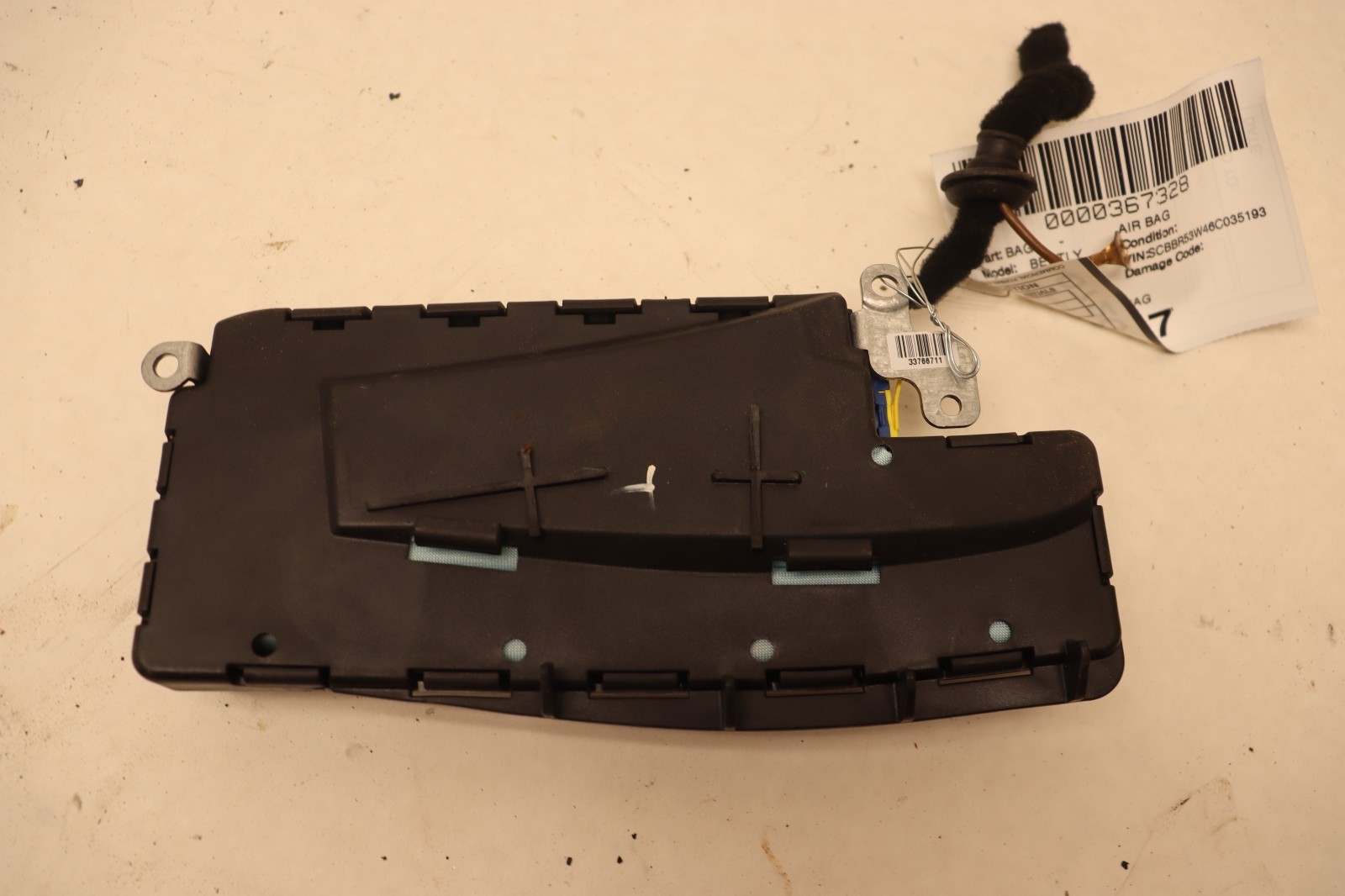 2006-2012 BENTLEY CONTINENTAL FLYING SPUR FRONT RIGHT PASSENGER SEAT AIR BAG OEM