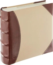 Pioneer 639300 Beige Linen Fabric Pocket Photo Album