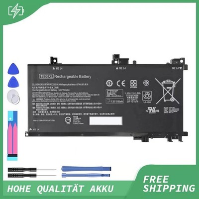 Akku Batterie für HP Pavilion 15 UHD TE03XL 11.55V 61.6Wh 5400mAh