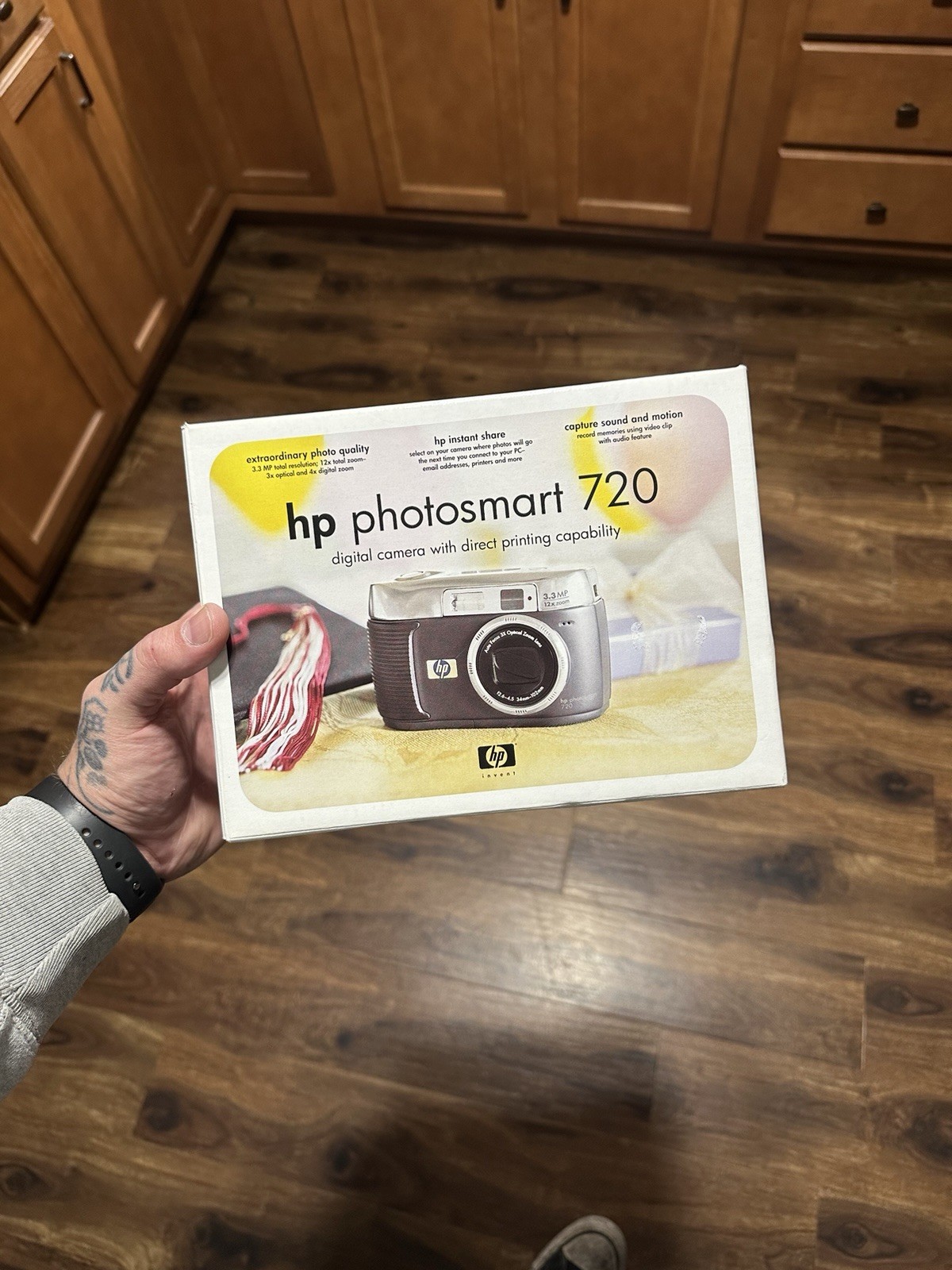 NEW - Open Box HP Photosmart 720 Digital Camera, 3.3MP 3x Optical Zoom ...
