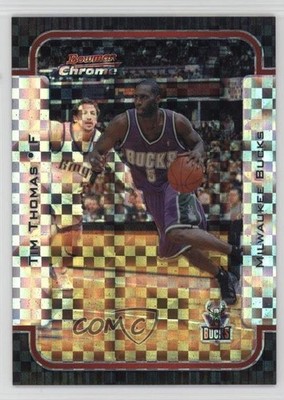 2003-04 Bowman Rookies & Stars Chrome X-Fractor 57/150 Tim Thomas #94 2l8