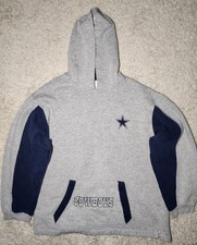 Vintage Dallas Cowboys Boys XL Hoodie NFL Licensed Genuine Stuff Pullover