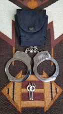 Lot 4 Rouge River Tactical Handcuffs Nylon Belt Loop Handcuff Case Pouch 2 Keys