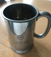 1991 Suzuka MotoGP Pewter Tankard Award Team Lucky Strike Suzuki.Kevin Schwantz
