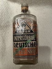 Glasflasche Antik Unzerstörbare deutsche Reichs Tinte