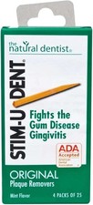 Natural Dentist Stim U Dent Original Mint 4 Packs of 25  Ebay