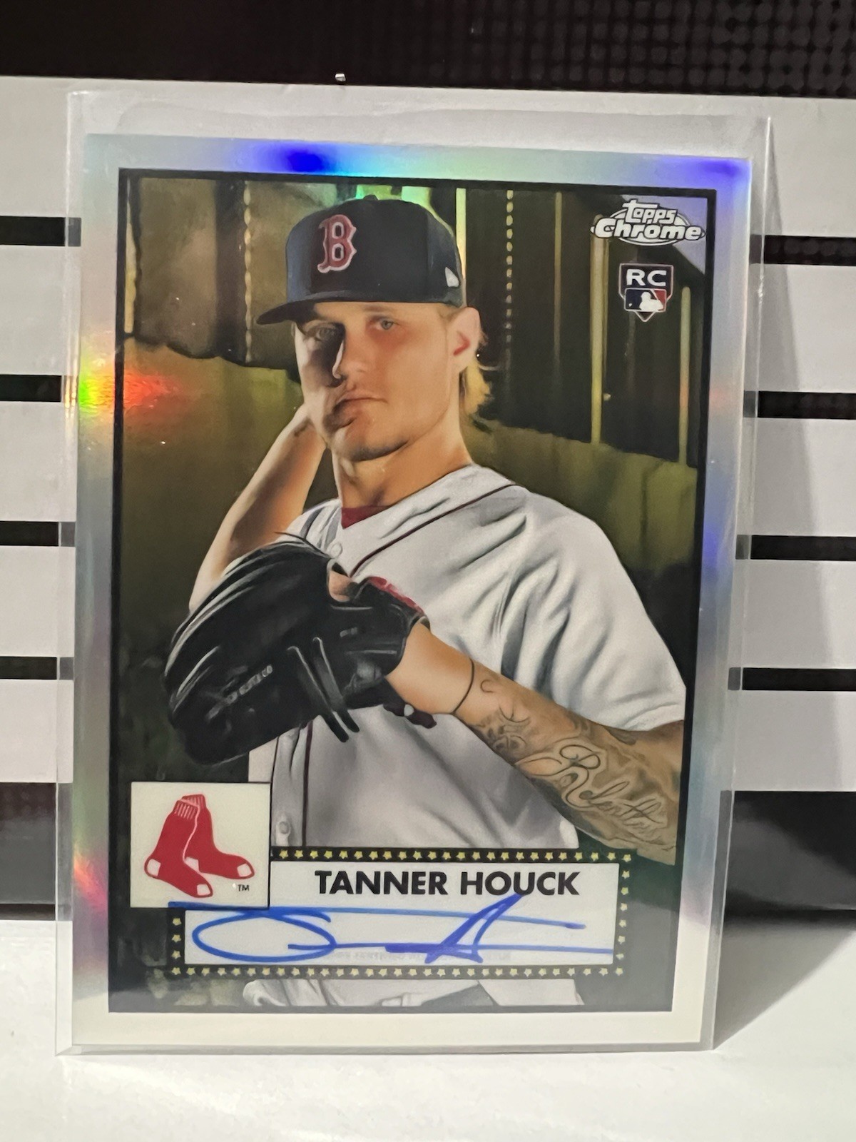 2021 Topps Chrome Platinum Anniversary Tanner Houck Auto Refractor RC /199