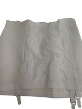 Vintage Open Bottom Girdle With Garter Size 3X/36