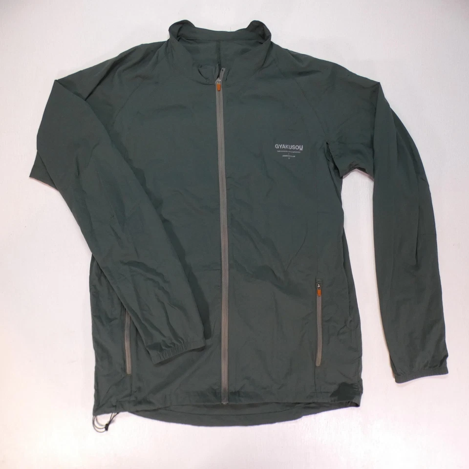 耐克 Undercover Lab Gyakusou 夹克男式大号绿色跑步风衣日本 — 第 3/4 张图片