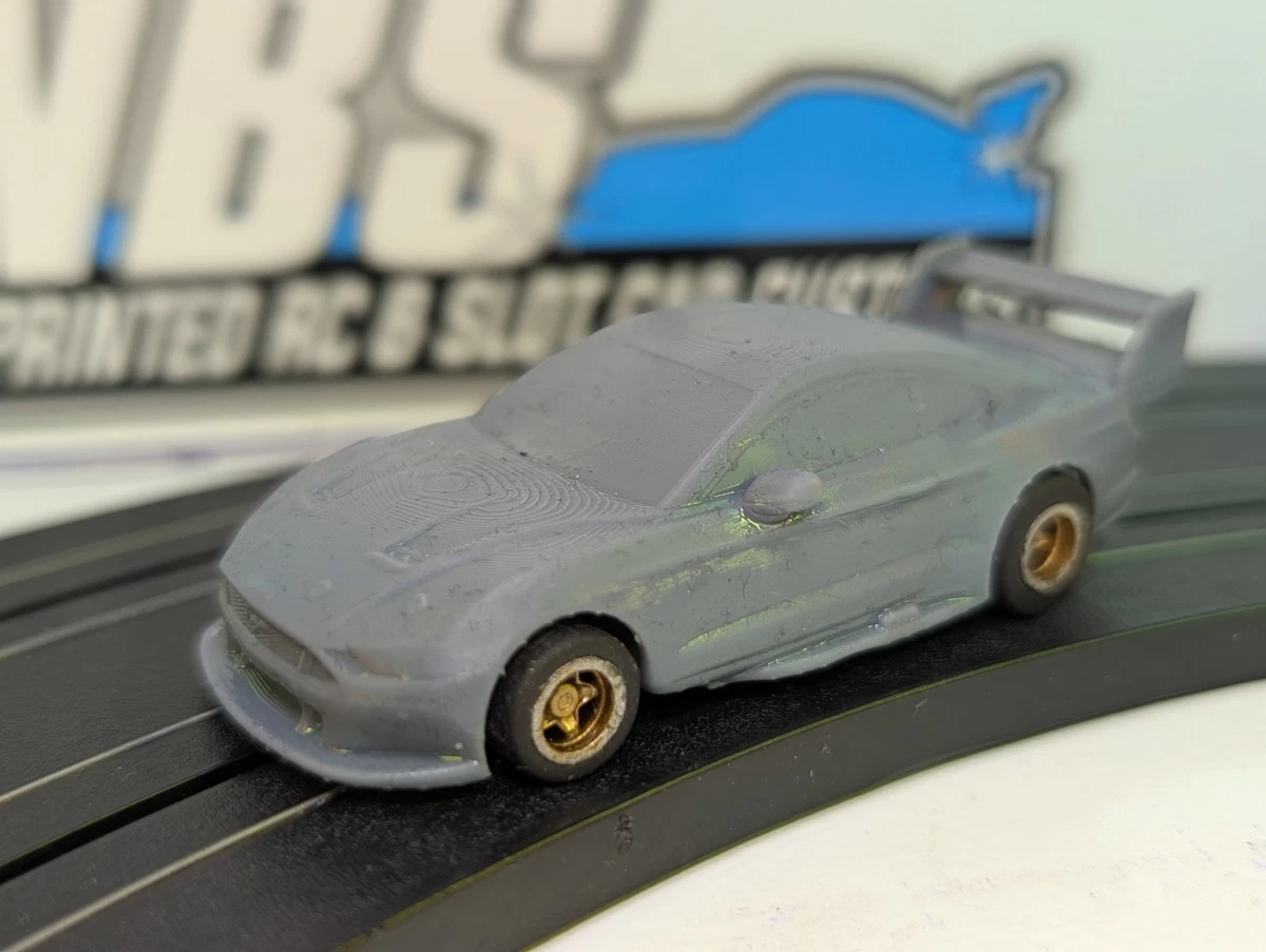 AFX Slot Car 3d Printed Body Gen 2 Mustang Supercar Suit Mega G + 1.7