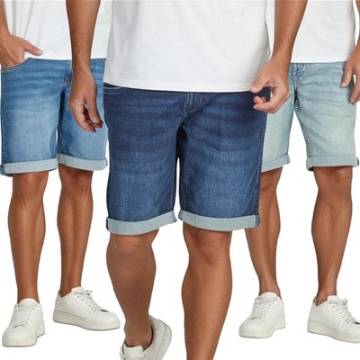Timezone Jeans Shorts Herren Stretch Kurz Slim Fit StevieTZ Kurze Hosen Bermuda