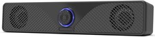 Computer Speakers for Desktop Monitor, USB Powered Wired PC Soundbar with 3.5mm