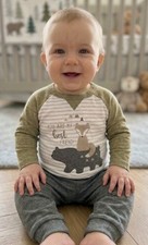 NWT    René Rofé Baby 2-pc Outfit Long Slee...