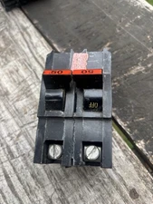 FPE Federal Pacific  2 Pole 50 Amp Type NA Stab-Lok Circuit Breaker