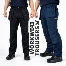 Men’s Workwear Trousers with Holster Pockets – Durable Utility Pants for Work