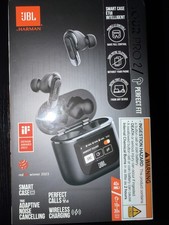 JBL Tour Pro 2 Noise Canceling True Wireless Earbuds with Smart Case Black New