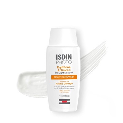 ISDIN Eryfotona Actinica LSF 50 Zinkoxid mineralischer Gesichts-Sonnenschutz mit hohem