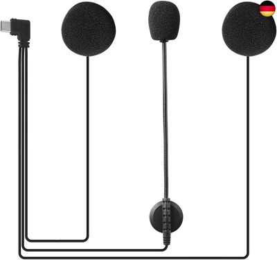 EJEAS Typ-C Headsets Zubehör für Bluetooth Motorrad Intercom K