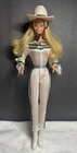 Vintage 1980 Mattel Western Winking Barbie Doll #1757. She Winks! Great Hair!