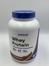 Nutricost Whey Protein Concentrate (Chocolate) 5 LBS EXP 10/27 - SHIPS FAST 10.58 per gallon