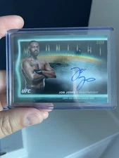 Jon Jones Horizon Signatures Auto Twilight /99 - 2025 Topps Midnight UFC #HNS-JJ