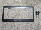 TRD Laser Engraved Black Stainless Steel License Plate Frame