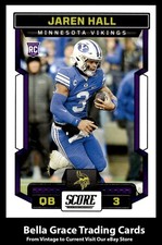 2023 Panini Score Jaren Hall #311 Minnesota Vikings Rookie RC Football