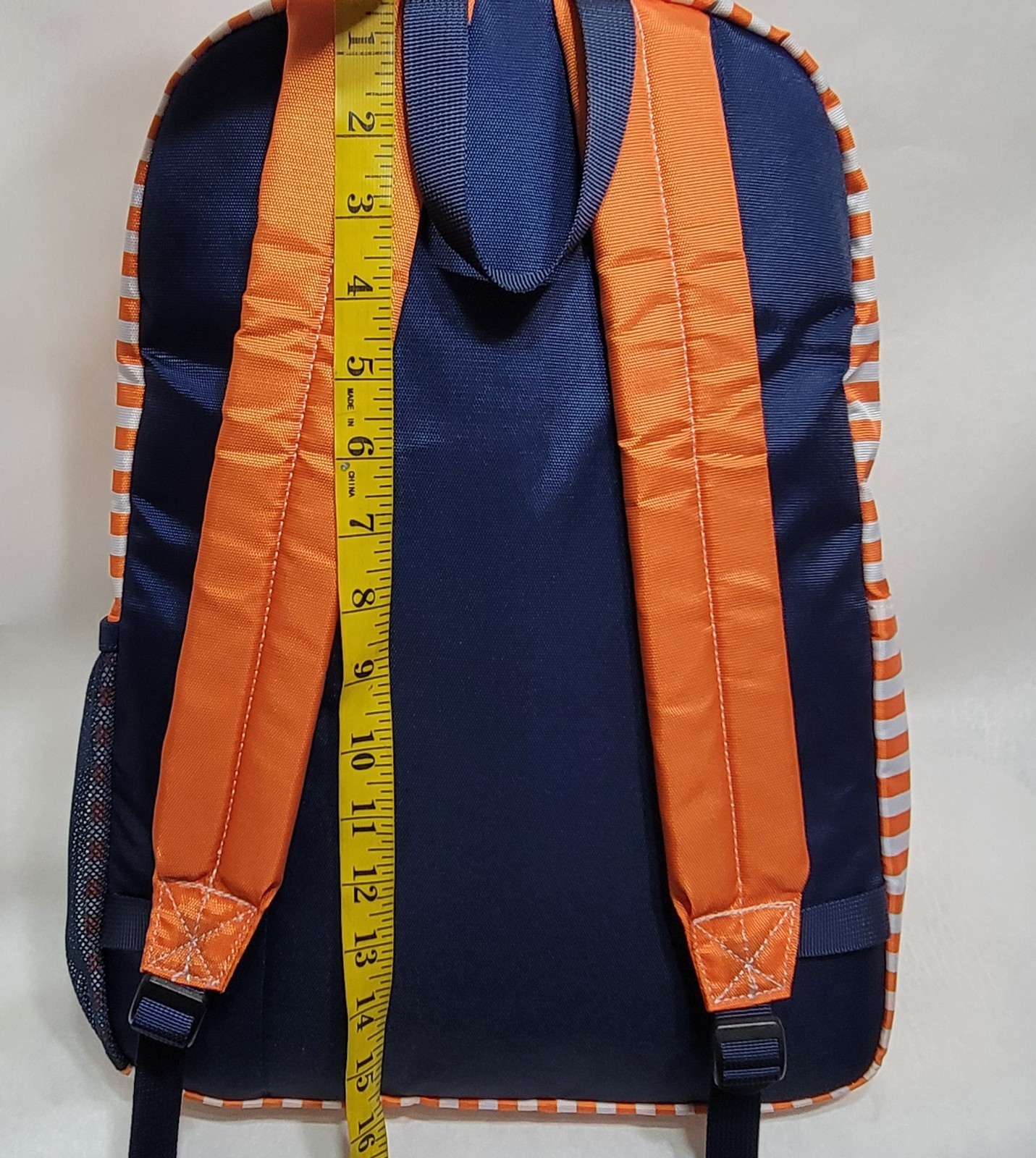 Whataburger Striped Patch Backpack Orange White S… - image 8