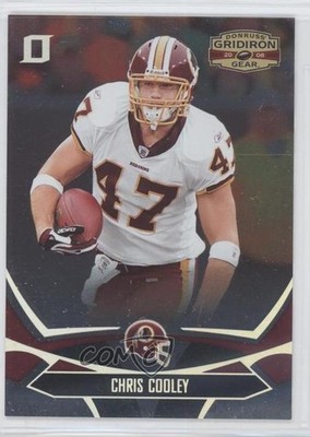 2008 Donruss Gridiron Gear Silver O's 34/250 Chris Cooley #100 0a1