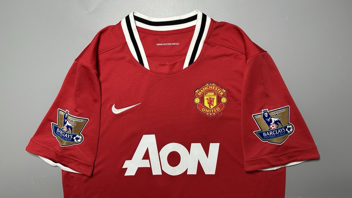 MAN UNITED NIKE 2011/2012 FOOTBALL HOME JERSEY #13 PARK SIZE “L