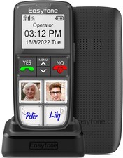 Easyfone T6 4G Sim-Free Easiest-To-Use Senior Mobile Phone | 4 Large Direct Pict