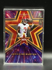 2024 Wild Card Auto Mania Jermaine Burton ROOKIE 1/1 One of One SSP