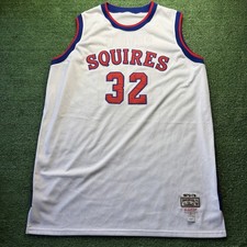 VTG Mitchell & Ness Virginia Squires JULIUS ERVING 1972-73 Mens White Jersey 60