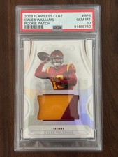 2023 Flawless Collegiate #RP6 Caleb Williams /25 Rookie Patch - PSA 10 Gem Mint