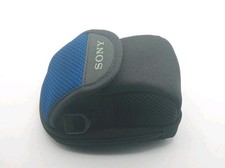 Sony Cyber-Shot Camera Small Carrying Pouch Soft Case Bag Blue and Black