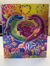 Lisa Frank Rainbow Dancing Dolphins Sparkle 3...