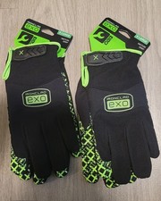 męskie rękawice robocze EXO GRIP CZARNE, czarno-zielone, X-Large opakowanie 1 US