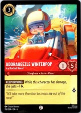 ADORABEEZLE WINTERPOP - ICE ROCKET RACER 116/204 COMMON AZURITE SEA LORCANA NM
