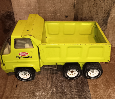 Vintage Tonka Hydraulic Dump Truck Green XR-101 Tested 13