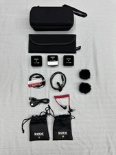 R DE Rode Wireless Go II Dual Channel Wireless Microphone Bundle - Tested/Works