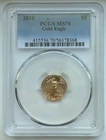 2010 Gold Eagle $5 - PCGS MS70