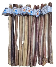 Set of 11pcs - 12in Beef Bully Sticks Dog Treat Natural True Chews