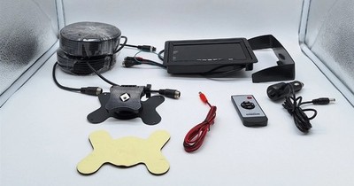 DVKNM Upgrade Dual Backup Camera Monitor Kit 7''HD 1080P IP69 Rearview Reversing