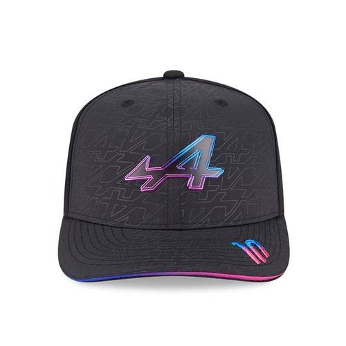 Alpine F1 Team 2025 Vegas Pierre Gasly 9Seventy Cap Stretch Snap Adults - Black - Picture 2 of 7