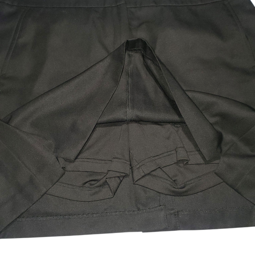 Pantalón corto de golf Izod para mujer 10 negro liso pickleball atlético deportivo modesto - Imagen 2 de 7