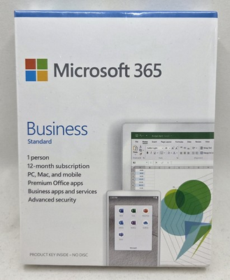 #ad Microsoft Office 365 Business Standard Word Excel PowerPoint Outlook 1 Year $154.99
