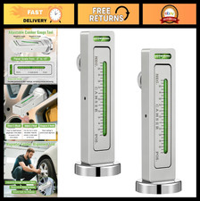 2 Pack Adjustable Magnetic Camber Alignment Tool Universal Caster Gauge for Ca